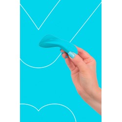 Mini vibro rechargeable SilkenTouch bleu - FairyGasm