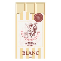 Chocolat blanc - Tablette 100g - Les canailles