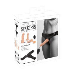 Gode-ceinture 3 dildos multi-positions - You2Toys