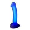 Dildo lumineux violet - Strap-On-Me