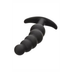 Plug anal Vibrant avec 5 perles - Calexotics