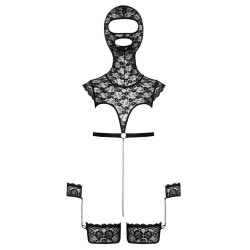 Ensemble de lingerie bondage en dentelle - bad kitty