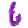 Vibromasseur rabbit 3-en-1 Kissy violet - Yoba