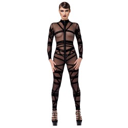 Combinaison floquée Bondesque F357 - Noir Handmade