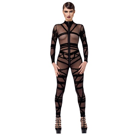 Combinaison floquée Bondesque F357 - Noir Handmade