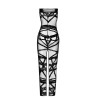 Robe bustier Bondesque F358 - Noir Handmade