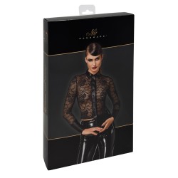 Chemise dentelle Noirelle F377 - Noir Handmade