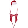 Ensemble body et bonnet de noel - Cottelli Lingerie
