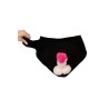 Slip avec pénis en peluche mobile