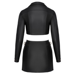 Ensemble top et jupe courte noir - Cottelli PARTY 